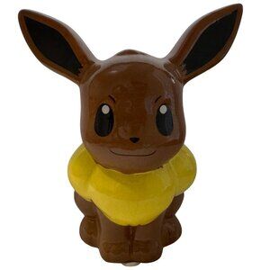 Eevee Ceramic Coin Piggy Bank Pokemon 2016 Nintendo 5.5" Eeveelution RARE